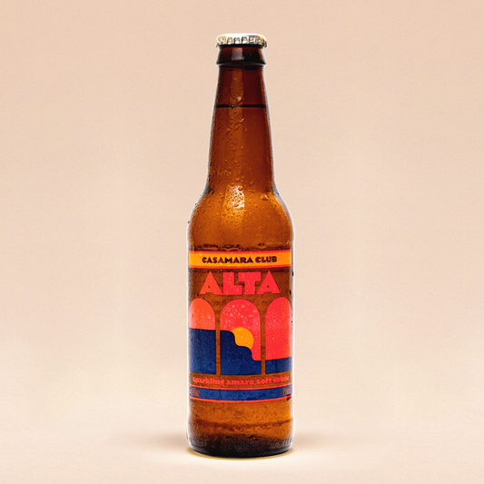 Alta bottles, classic aperitivo — Italian style botanical soda