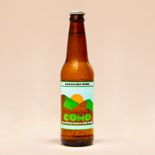 Como bottles, mountain amaro — Alpine style botanical soda